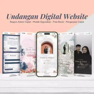 Undangan Digital Website Pernikahan Premium Full Fitur