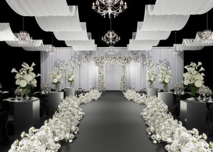 Inspirasi Pernikahan Tema Black and White yang Elegan dan Timeless